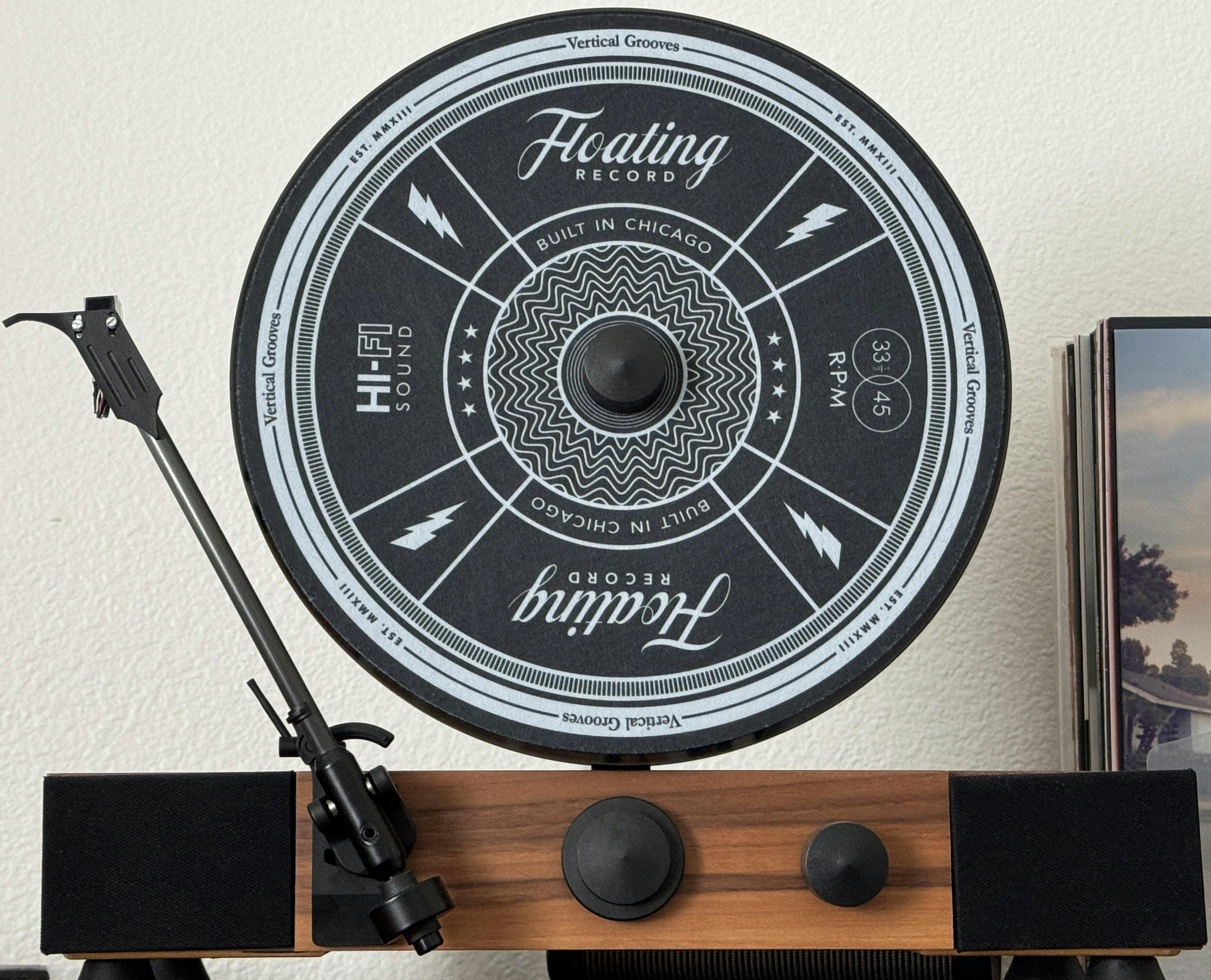 Gramovox Bluetooth Gramophone speaker 3.0 Power Cord – Vertical