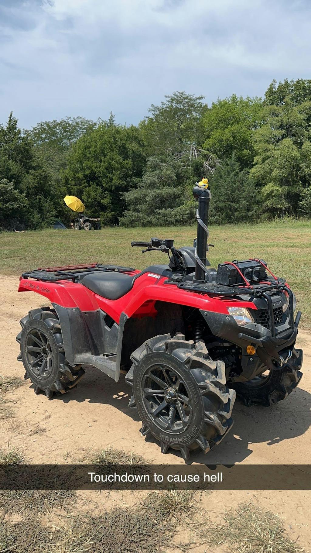 Side Snorkel Bracket 2020+ Honda Rancher 420 Vessel Powersports