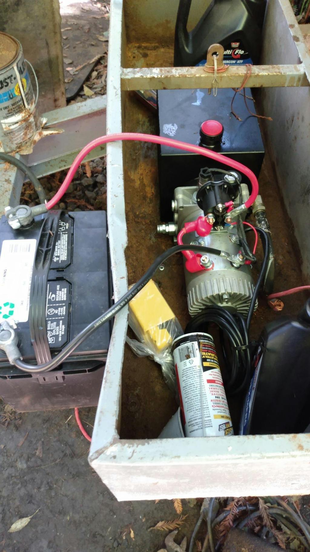 8 Quart Single Acting Hydraulic Pump Dump Trailer 12v Control Kit Rese