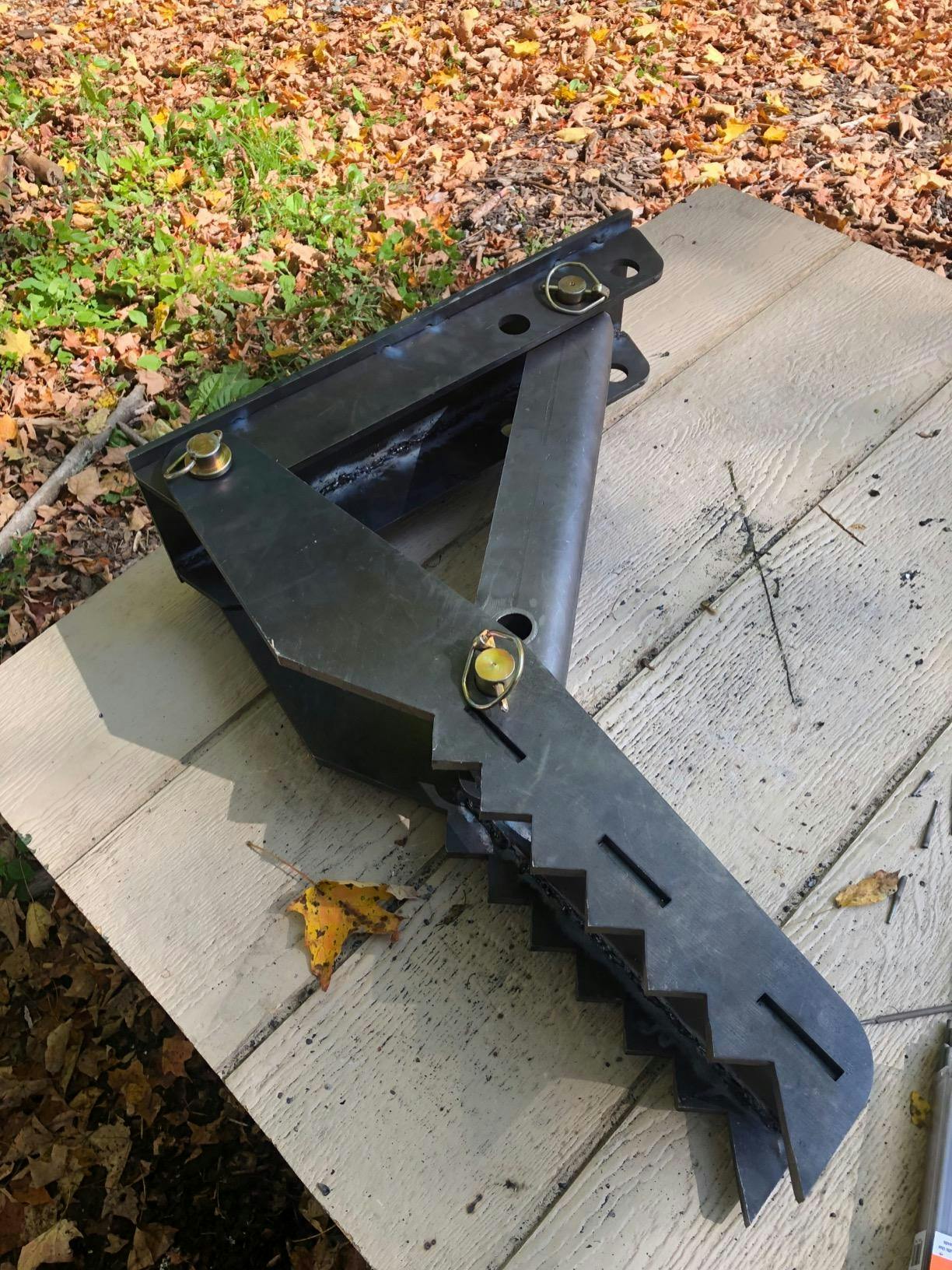 Diy Backhoe Excavator Thumb 24" Weld On Boom Tractor Fit Mini Exca