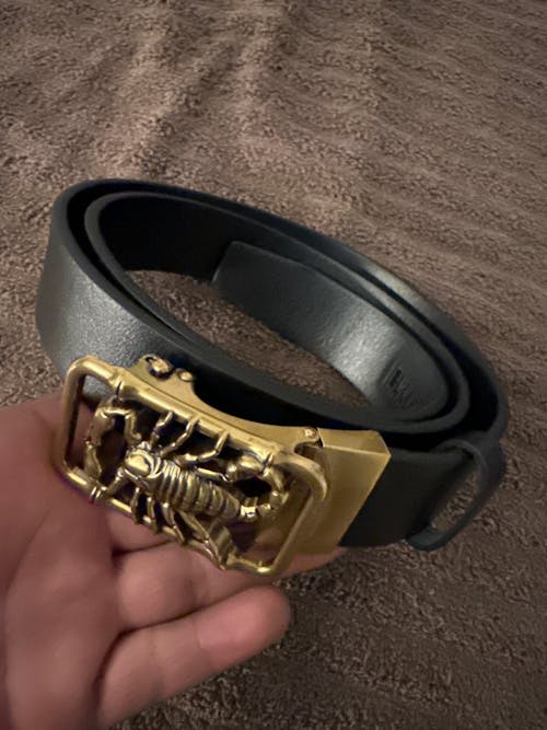 Scorpion Grunge Buckle Belt
