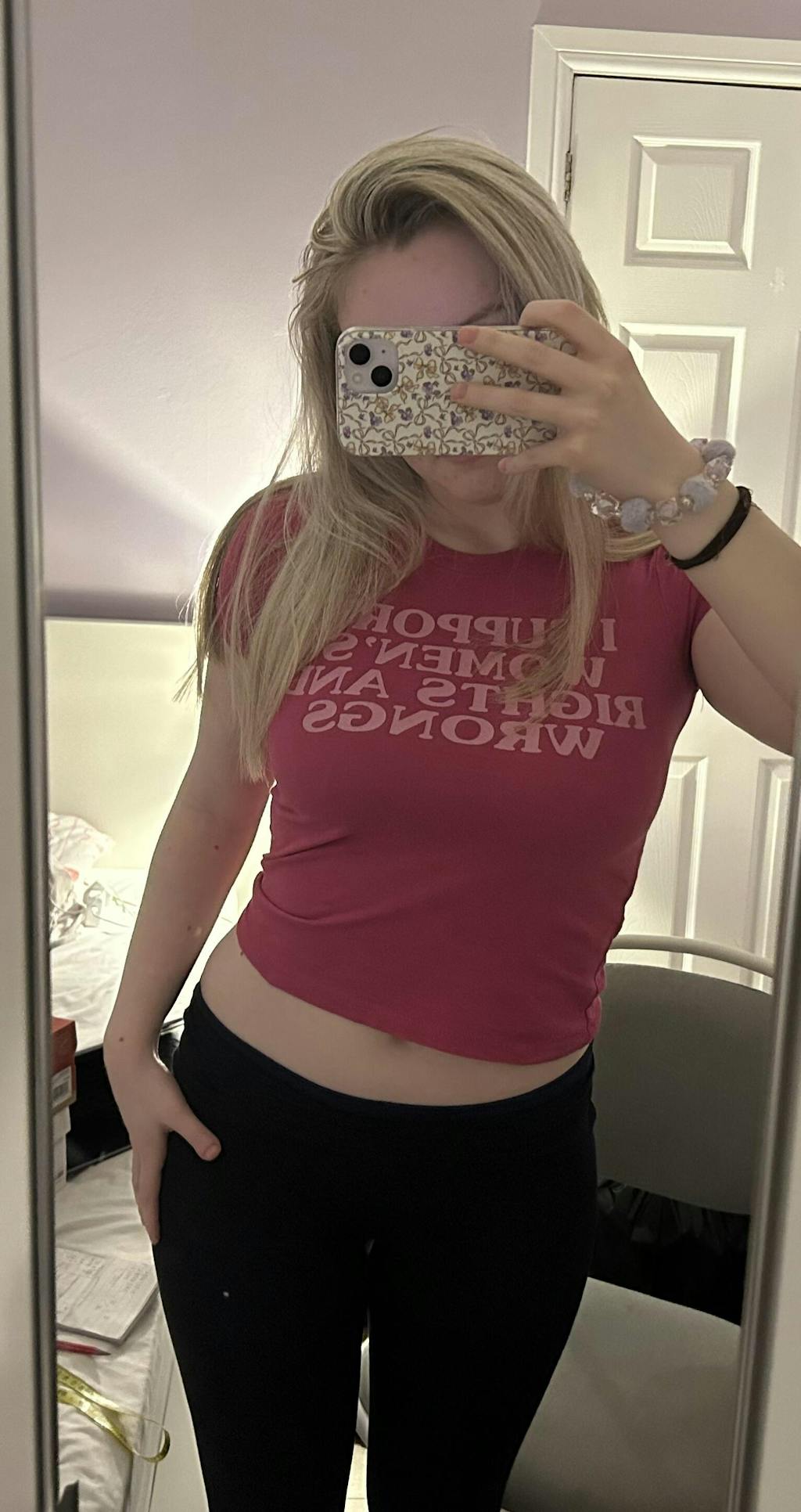 I Support Women's Rights And Wrongs Baby Tee