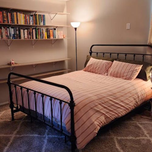 Pink Stripe Duvet Cover Set