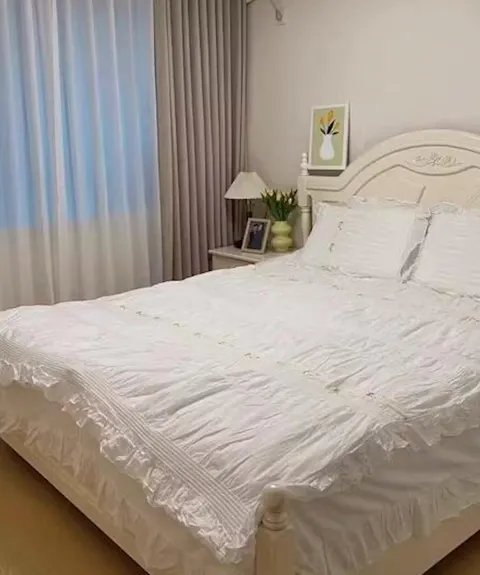 Dream Drape Ruched Duvet Cover Set