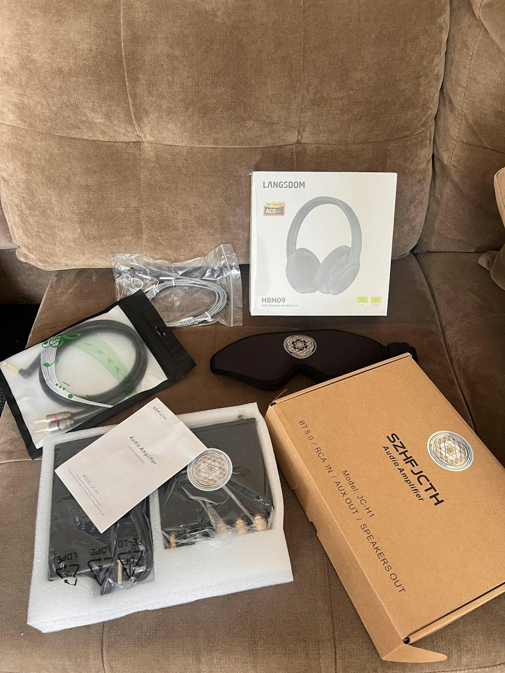 Vibroacoustic Therapy Meditation Cushion bundle with custom amplifier