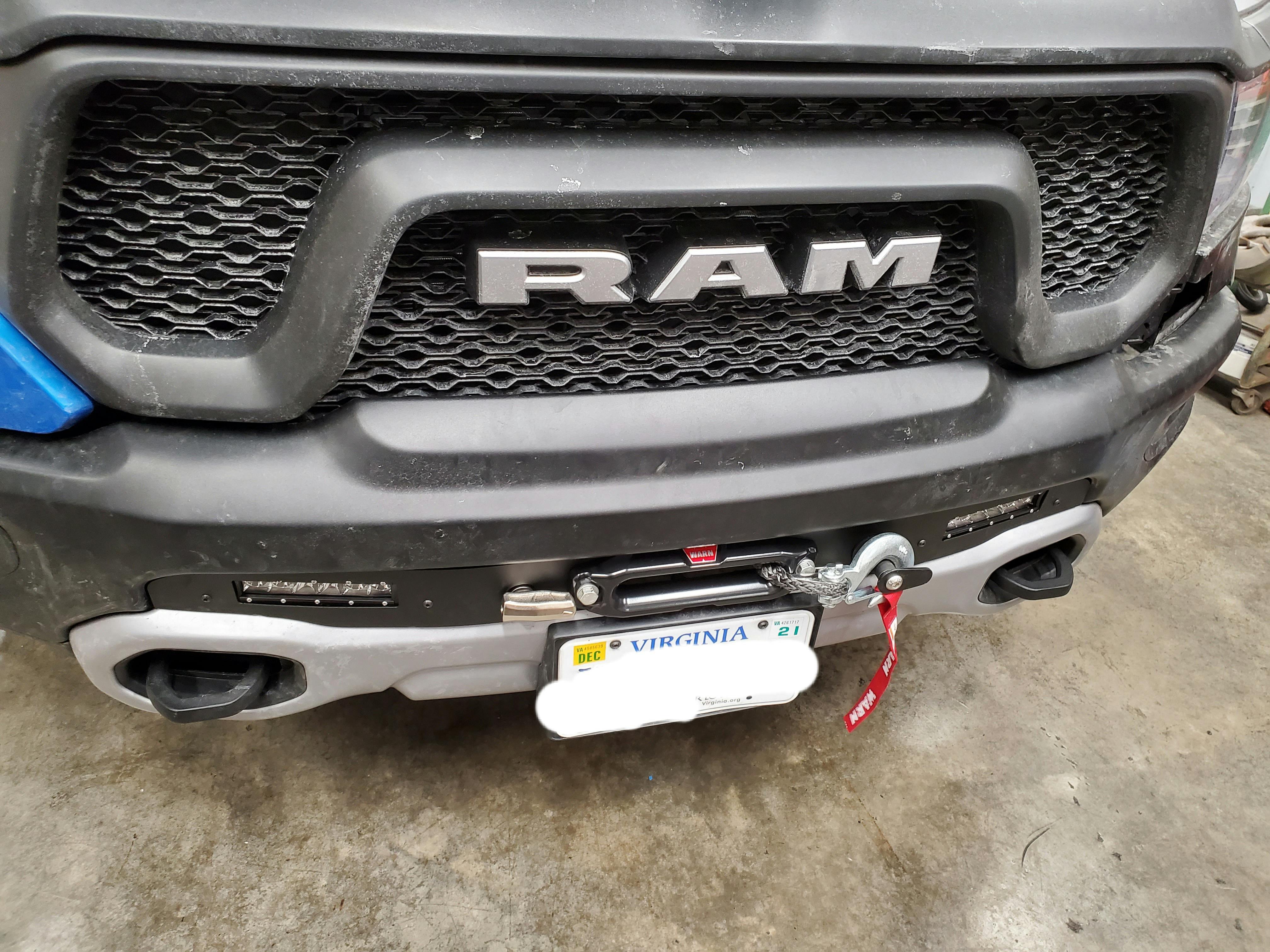 RAM Rebel (2019-2021) Hidden Winch Mount – VICE Design Inc