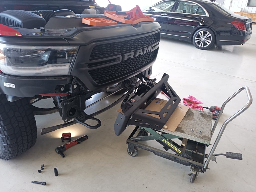 RAM 1500 DT (20192021) Hidden Winch Mount VICE Design Inc