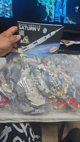 Apollo Saturn V Rocket – 21309 / 92176 Idea Series Building Blocks Set