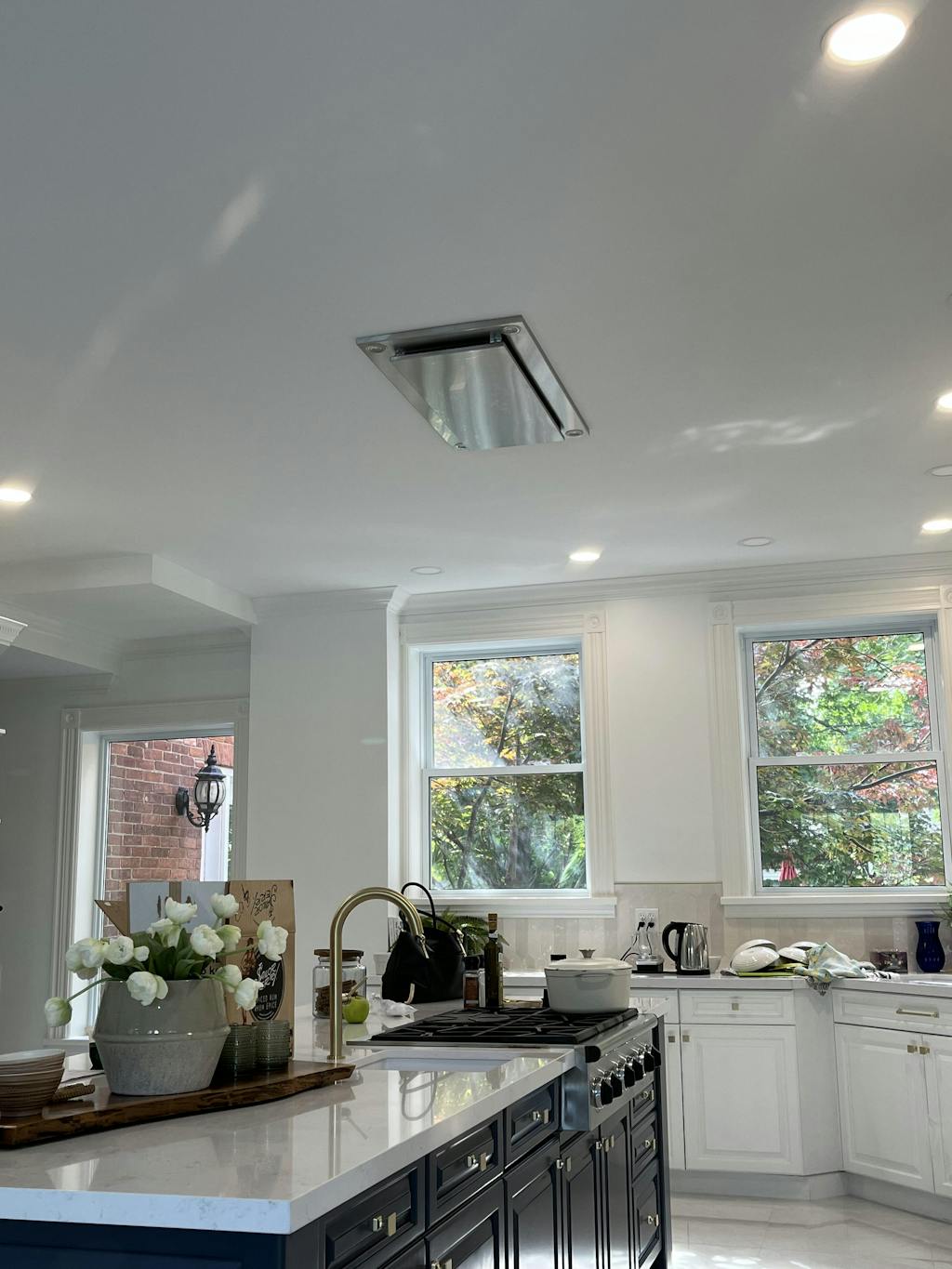 Flush Ceiling Mount Range Hood Victory Sunset — Victory Range Hoods