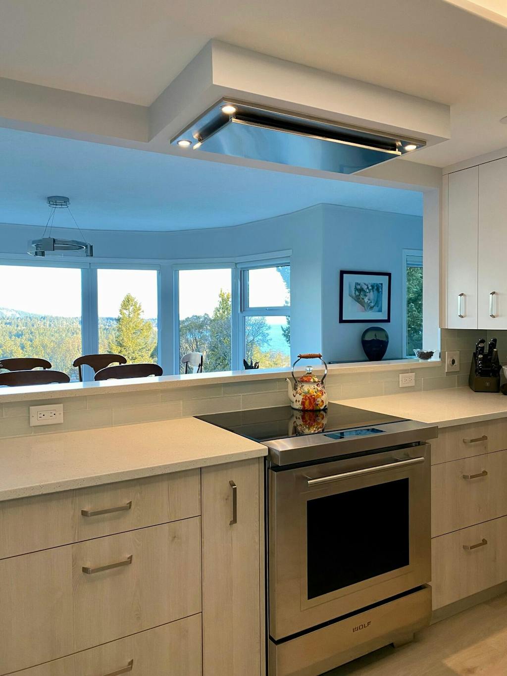 Ceiling Mount Range Hood 600 CFM, VICTORY Sunset for 30" or 36" Ranges