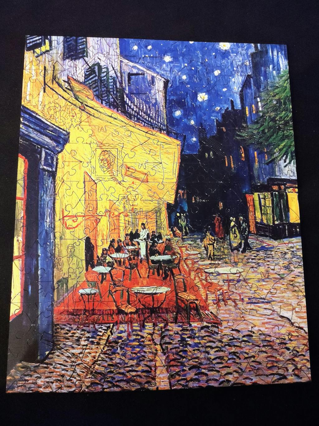 Victory Wooden Jigsaw Puzzles Café Terrace at Night Victory Wooden