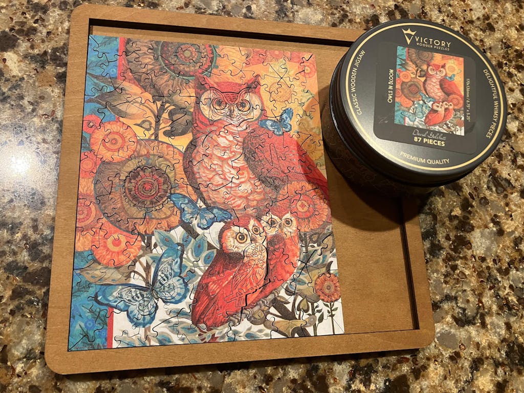 MINI QT Puzzle Tray (sku: 24900) | Victory Wooden Puzzles