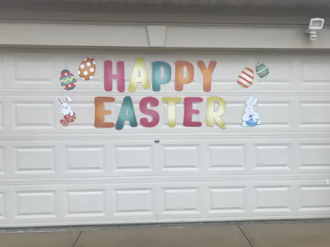Happy Easter Garage Magnet