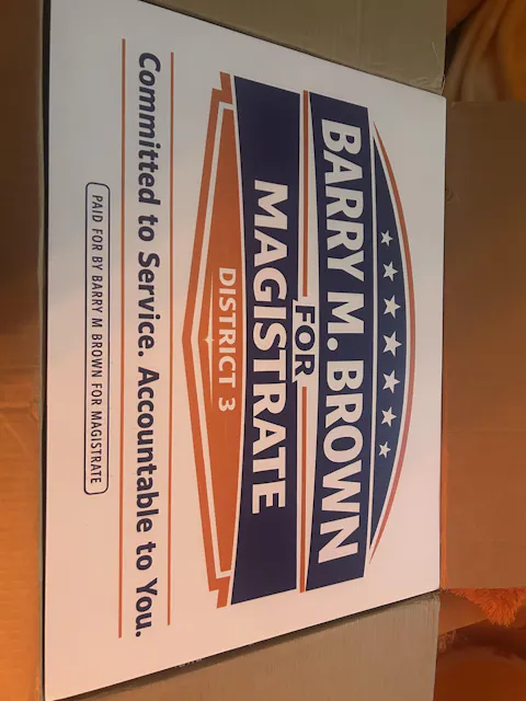 Custom Political 18"x24" Yard Signs
