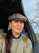 Gibson Herringbone Plaid Wool Blend Ivy Cap