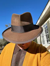 Stetsonian B 160th Edition 6X Fur Felt Shapeable Open Crown Fedora Hat