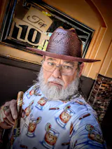 Redwood Shantung Straw Open Road Western Hat