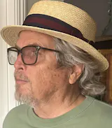 Striped Band Wheat Straw Skimmer Hat