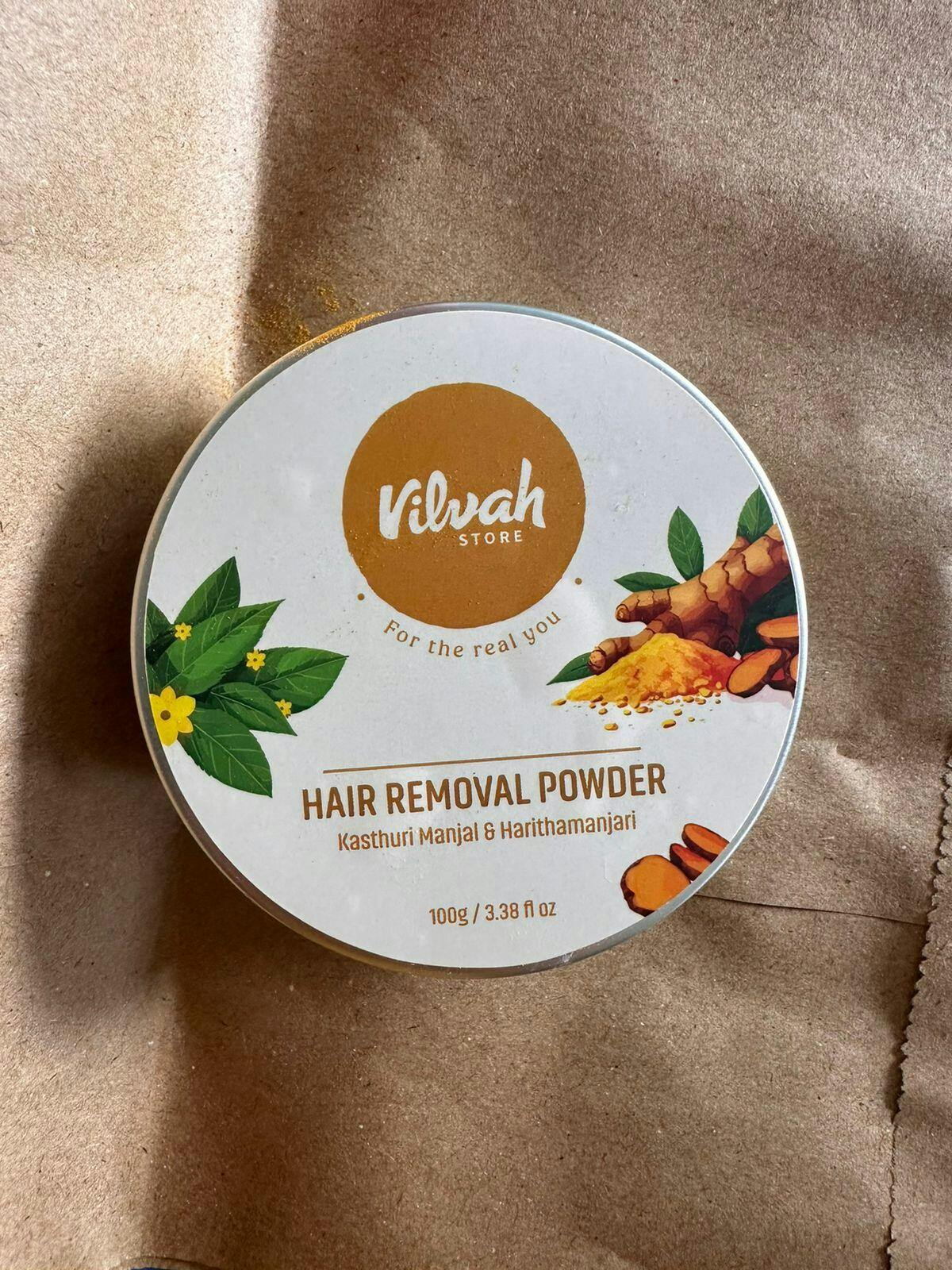 Buy Vilvah hair removal powder online for men and women