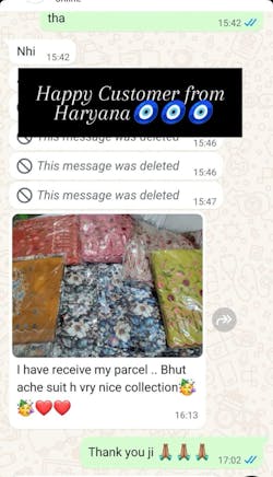 Pure Organza Unstitched Suit