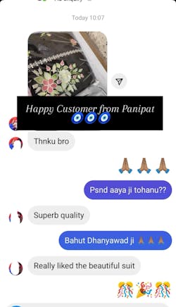 Pure Grace Cotton Unstitched Designer Suit