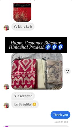 Pure Musleen Unstitched Suit