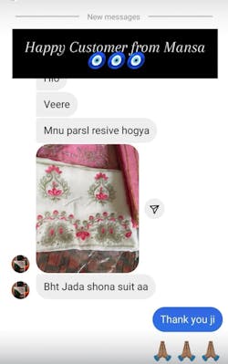 Pink White Pure Organza Hand Work Boutique Suit Set