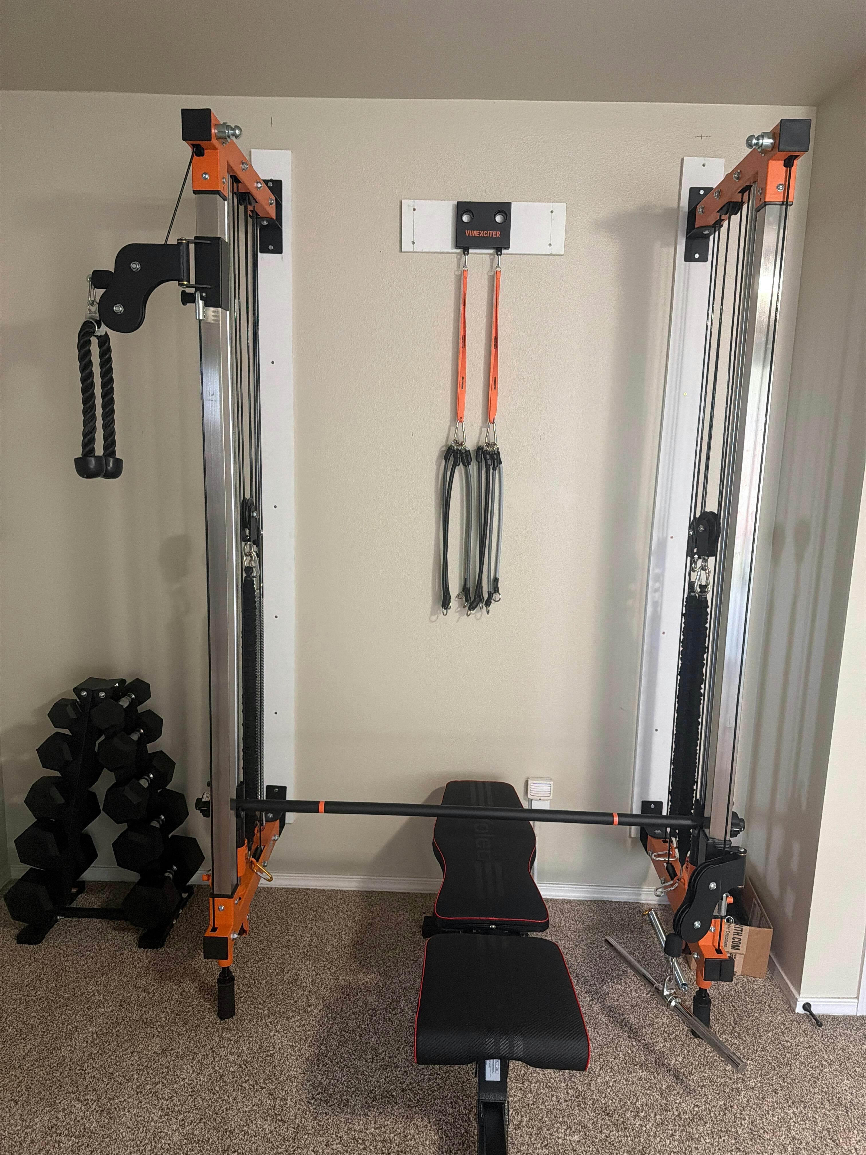 VIMEXCITER All-In-One Foldable VRT Home Gym Smith Machine
