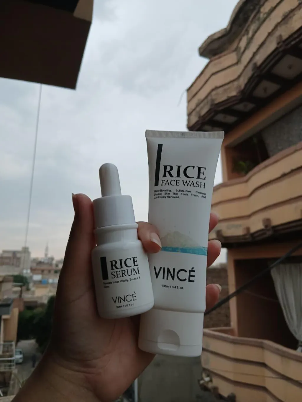 Rice Glass Glow Duo