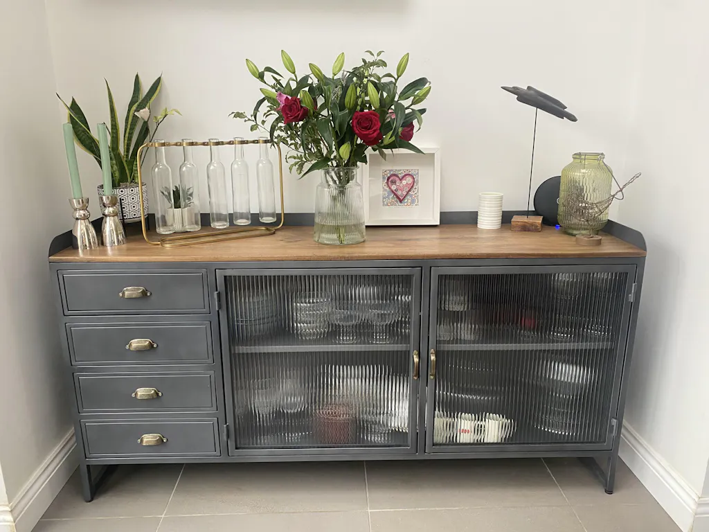 Picture of Vintage Industrial Style Sideboard | Vincent and Barn