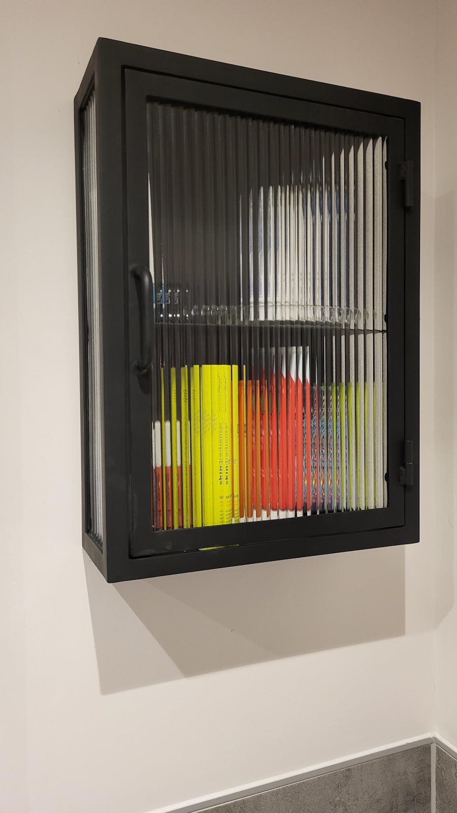 Industrial Mirrored Wall Cabinet Antique Brass | Vincent and Barn