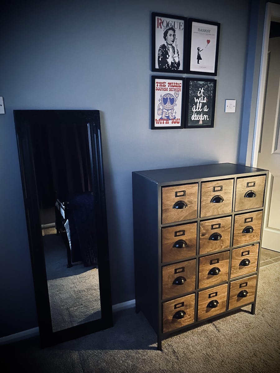 Industrial Apothecary 12 Drawer Unit