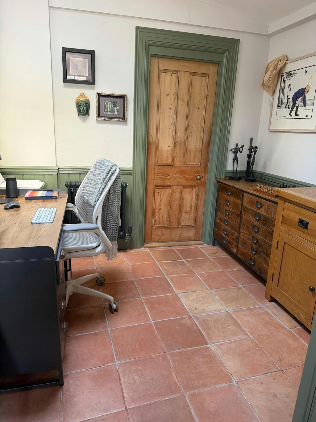 Small Rustic Saw Cut Sideboard