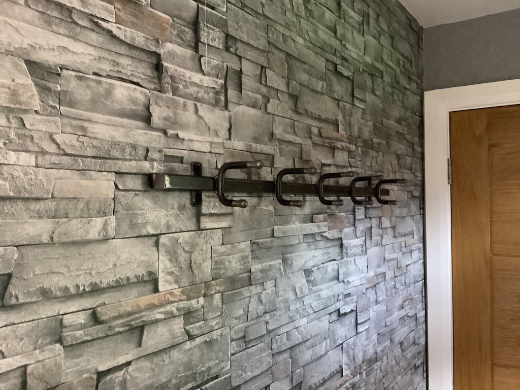 Industrial Hook Rail - Distressed