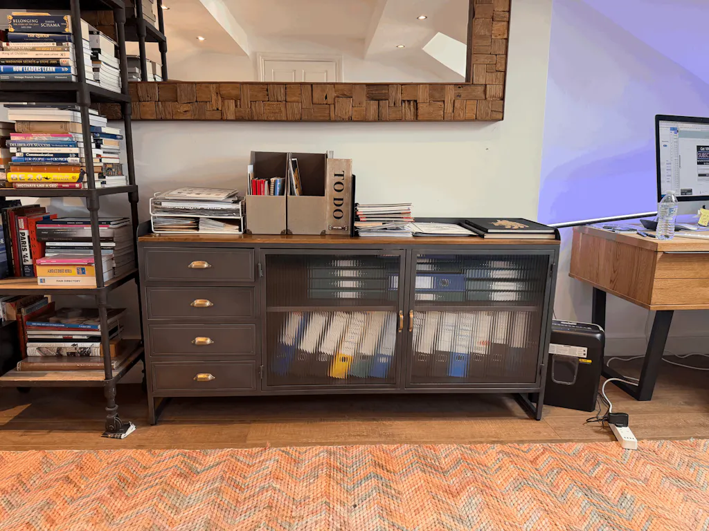 Vintage Industrial Style Sideboard