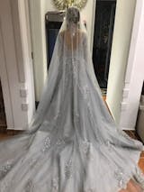 Viniodress Gold Flower Green Wedding Dresses Sparly Tulle Ball Gowns 231050 Custom Colors / US14