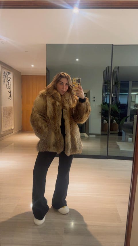 Outlet Red Fox Fur Coat, Medium Size, Vintage Fur Coat, Fur Coats Women, Real Fox Coat, Fox Fur Jacket, Fur, Fox Coat, Red Fox, Real Fur