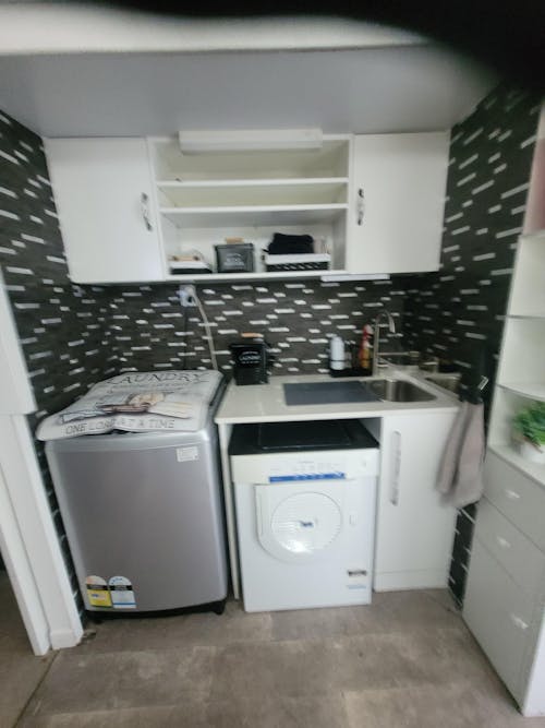 Stone & Metal Mosaic Slate Grey | Self-adhesive PREMIUM Composite Tiles - 30.5cm (W) x 29.7cm (H) x 4.0mm (T)