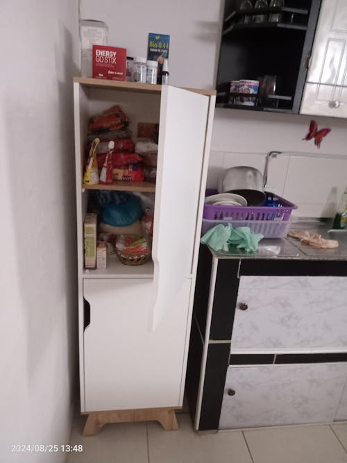 Alacena Vivox, Blanco Perla, con Dos Puertas y Cuatro Entrepaños ZF