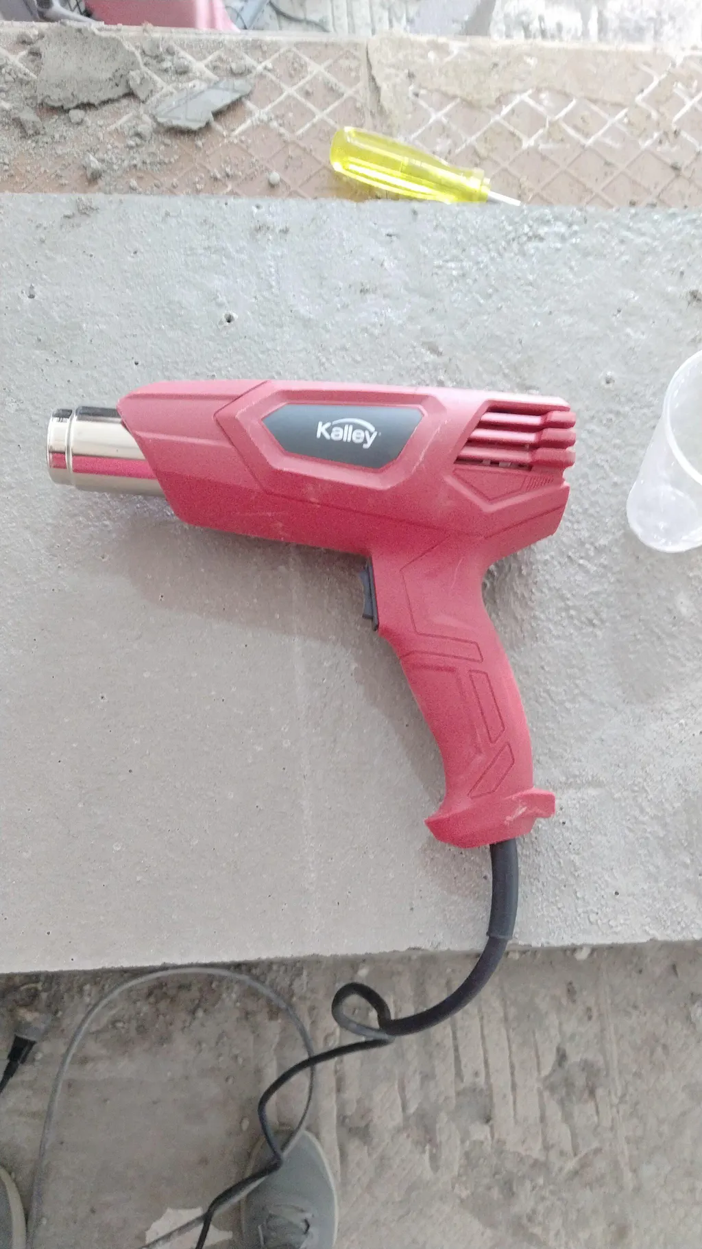 Pistola De Calor 1600W Kalley K-PC16, Rojo