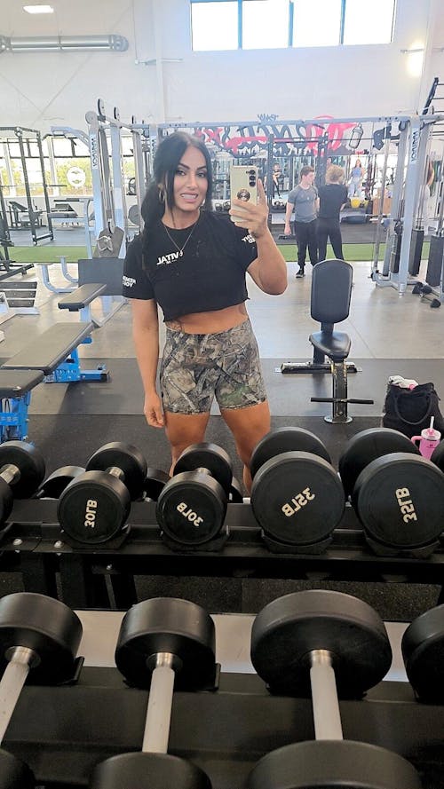 Pinnacle Seamless Scrunch Butt Shorts 4" - Woodland Camo