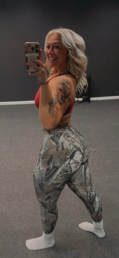 Pinnacle Scrunch Butt Legging - Woodland Camo