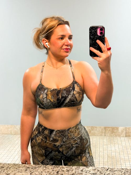 Pinnacle Scrunch Butt Legging - Woodland Camo