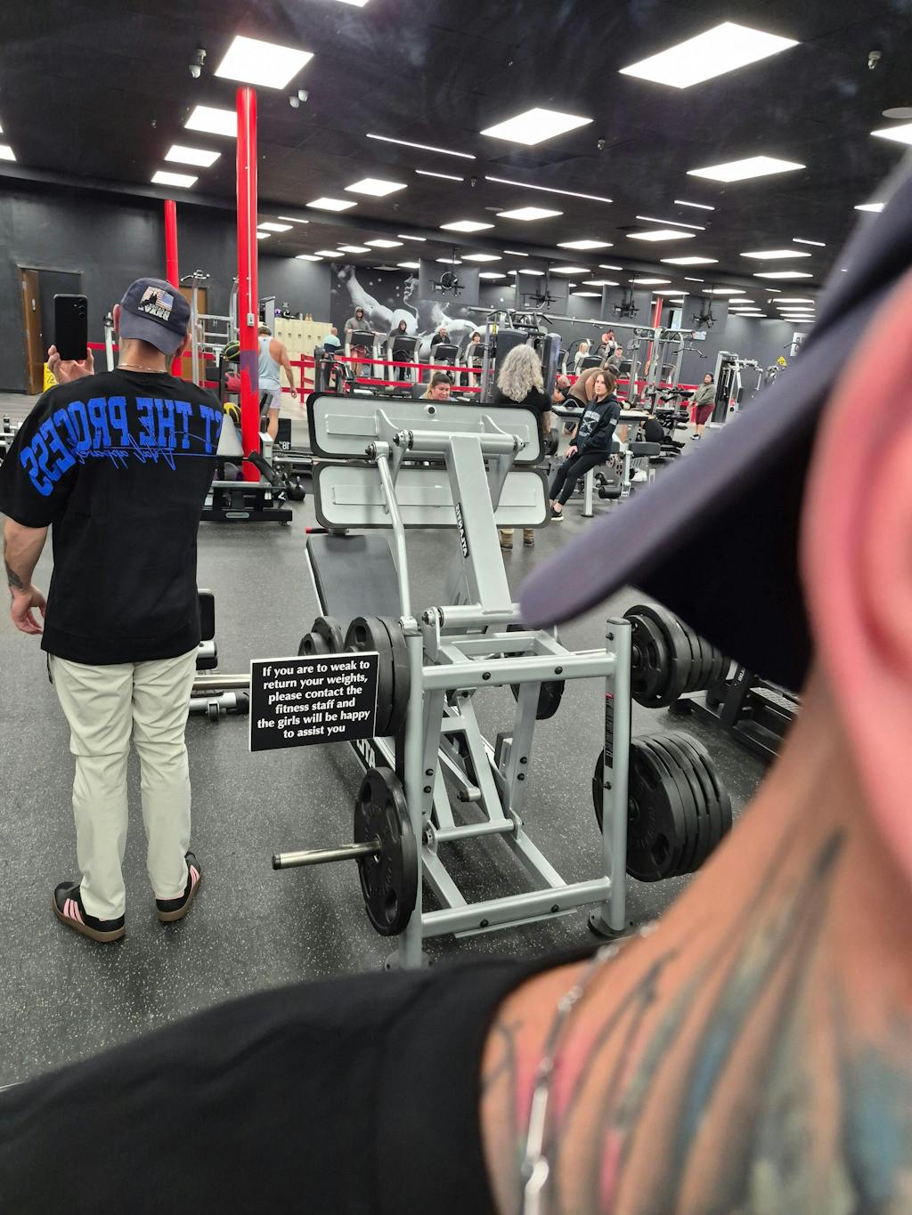 Oversized Pump Cover T-Shirt - VITAL APPAREL Trust the Process Distressed Blue