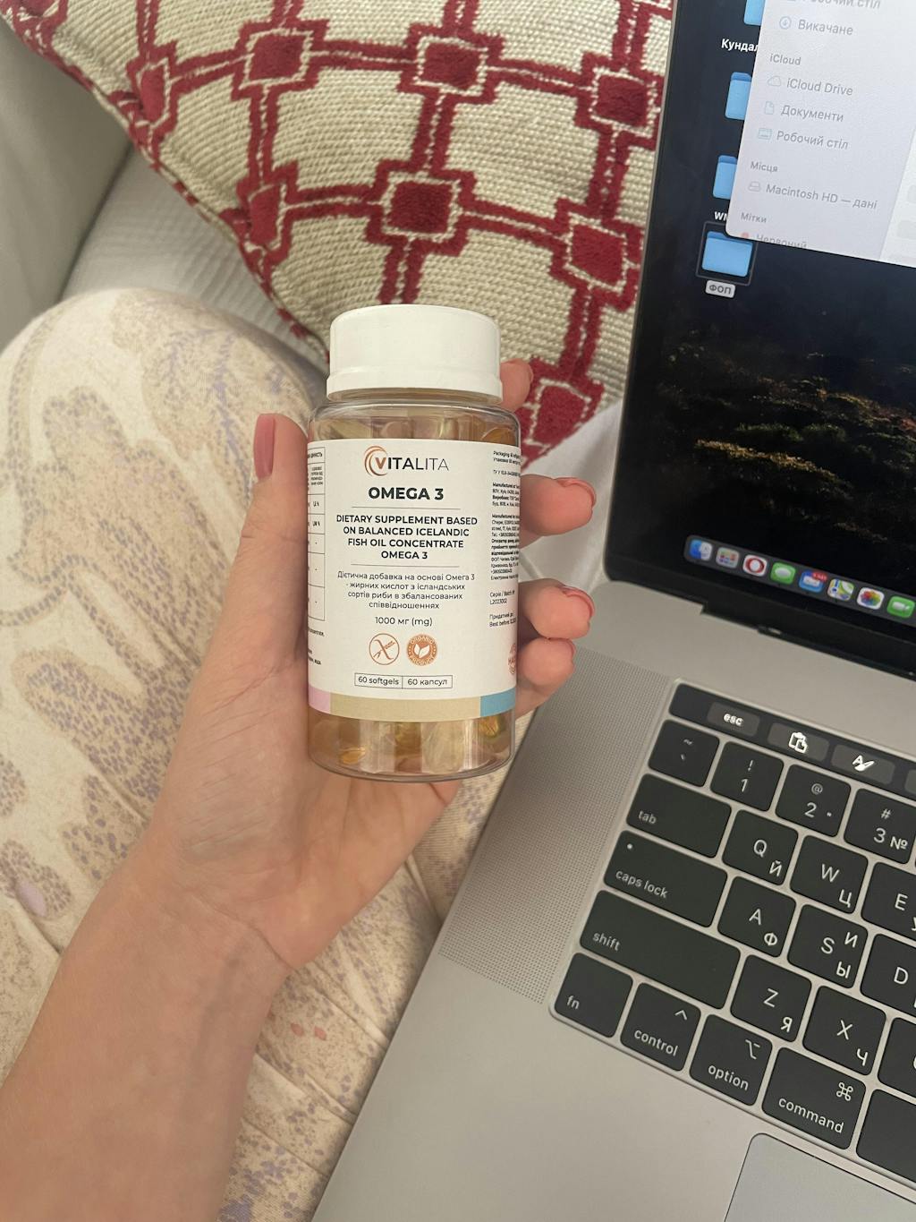 VITALITA Omega 3 Fish Oil 1000 mg (180 EPA/120 DHA)