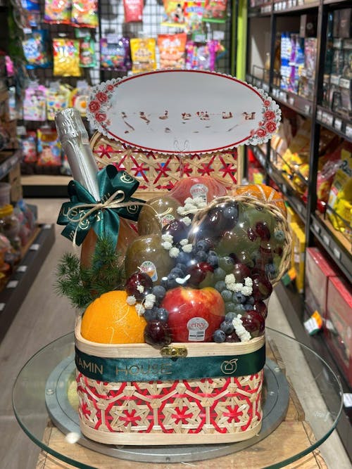 Hộp Quà Trái Cây Cherry ,Việt Quất Nhập Khẩu Tặng Đồng Nghiệp