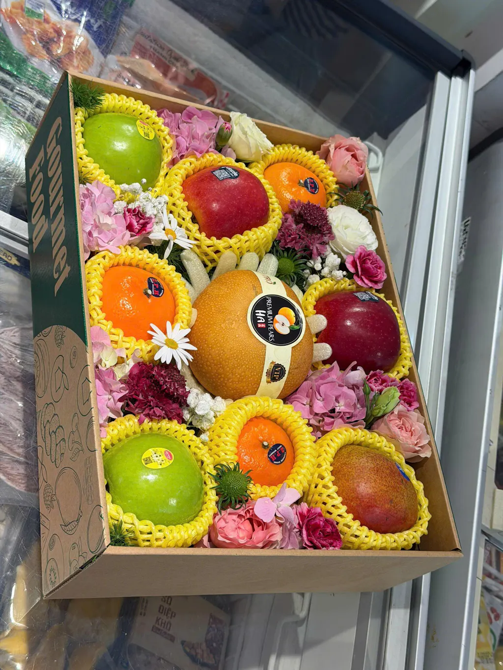 Hộp quà trái cây Bloom & Berry 26 - Táo Xanh, Lê, Quýt Tặng Ngày Của Mẹ