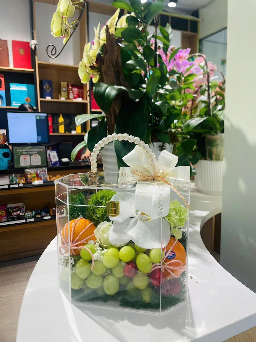 Hộp Quà Trái Cây Cherry, Nho Sữa, Quýt Úc Tặng Khách Hàng, Đối Tác