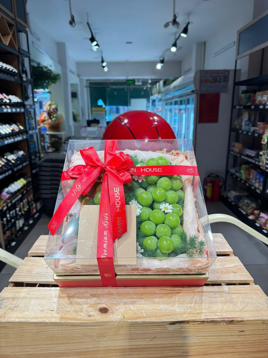 Hộp quà trái cây Bloom & Berry 10 - Nho Xanh Tặng Thầy Cô Giáo
