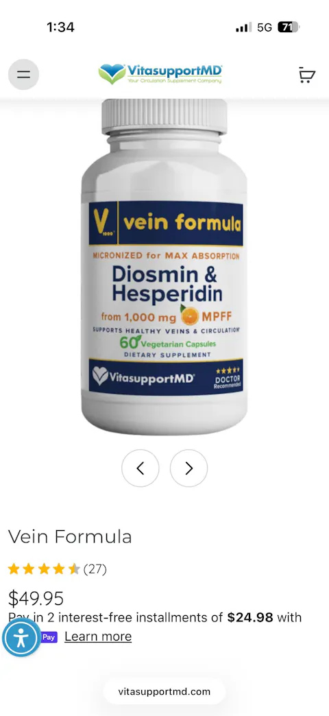 Vein Formula